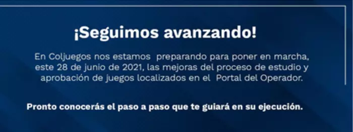 Juegos Localizados en el portal del operador 2021